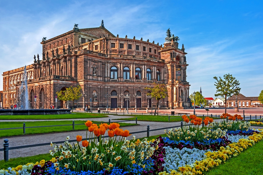 Semperoper in Dresden, Deutschland